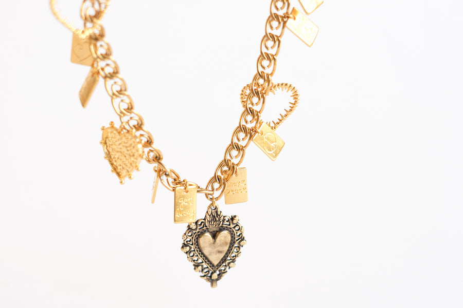 Lets fall in love necklace